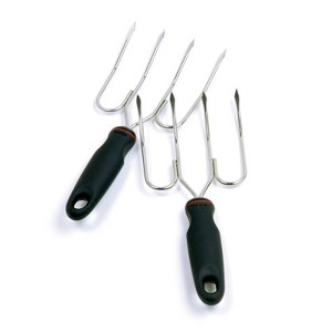 Norpro Turkey and Poultry Lifters, Set of 2, Stainless Steel - 1 of 4