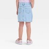 Toddler Girls' Classic Skirt - Cat & Jack™ Light Wash - 2 of 3