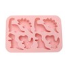 Unique Bargains Candy Moulds 8-Cavity Dinosaur Candy Mould Hand Wash 7.4"x4.92"x0.91" 1 Pc - 3 of 4