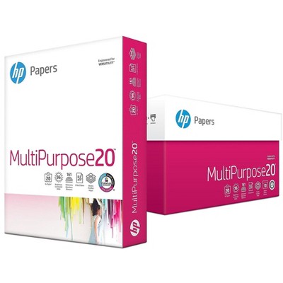 HP 8.5" x 11" Multipurpose Paper 20 lbs 96 Brightness 500/Ream 814178