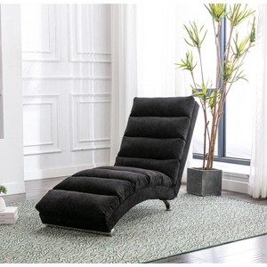 NicBex Modern Massage Recliner Chair, Linen Fabric Accent Chair with Side Pocket, Ergonomic Lounger for Living Room, Bedroom - 1 of 4