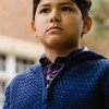 Hope & Henry Boys'  Long Sleeve Hooded Half Zip Sweater, Infant - 4 of 4