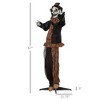 Outdoor Halloween Decorations Talking Circus Clown, Animatronic Animated Prop, D¨¦cor with Sound and Motion Activated Light Up Eyes, Laughter - 3 of 4
