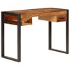 Desk Brown Solid Acacia wood, Powder-coated steel Medium Desk - 2 of 4