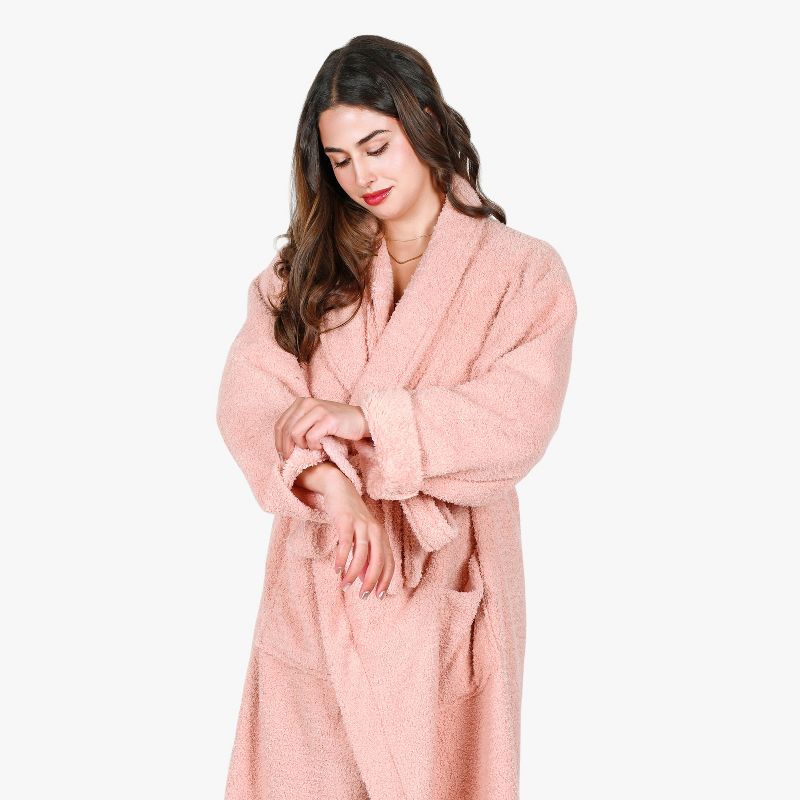 Tirrinia Premium Women's Plush Soft Robe  - Fluffy, Warm, and Fleece Shaggy for Ultimate Comfort, Available in 3 Colors, 5 of 7
