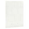 vidaXL Room Divider Freestanding Privacy Screen for Room Separation Steel - White 47.2" x 70.9" - 3 of 4