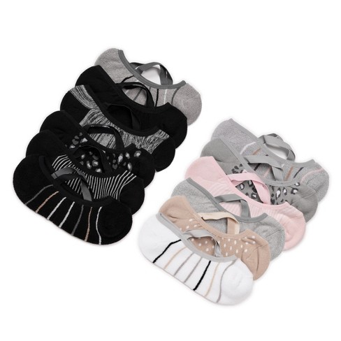 MUK LUKS Set of 3 Pairs Sherpa Lined Ballerina Socks on QVC 
