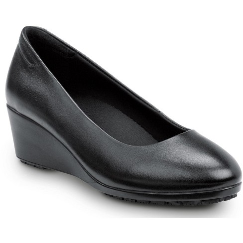 Womens black work on sale shoes