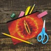 Lord of the Rings Eye Of Sauron Makeup Cosmetic Bag Organizer Pouch - 2 of 4