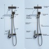 Famapy Smart Shower System with LED Display: Versatile Spray Modes,Multi  Function Adjustable Design - 3 of 4