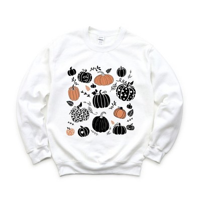 Simply Sage Market Women's Graphic Sweatshirt Halloween Pumpkins