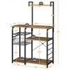 Yaheetech Kitchen Storage Shelves with 10 Hooks - 4 of 4