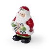 Spode Christmas Tree Black and White Santa 8-Inch Candy Jar with Lid - 2 of 4