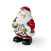 Spode Christmas Tree Black and White Santa 8-Inch Candy Jar with Lid - image 2 of 4