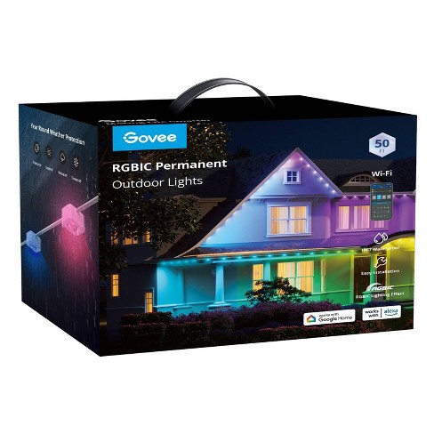 Govee RGBIC 100ft LED Outdoor Permanent String Lights