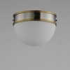 Maxim Lighting Duke 1 - Light Flush Mount in  Satin Nickel/Satin Brass - image 3 of 3