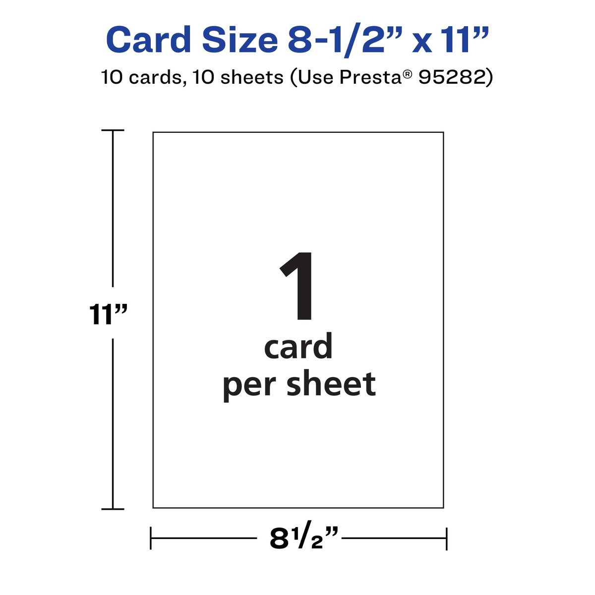 Avery 8-1/2" x 11" Rectangle, Glossy White Cardstock - thumbnail 5
