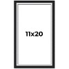 PosterPalooza | Flat Silver Picture Frame - UV Acrylic, Foam Board Backing, Hanging Hardware - 2 of 4
