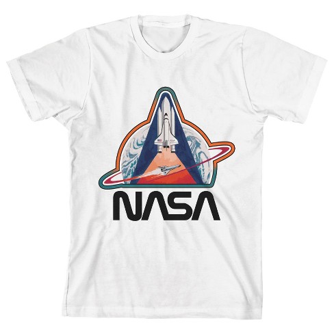 Nasa Space Shuttle Flight Youth White T-shirt : Target