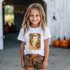 Checkered Ghost Floral Vintage - Youth Short Sleeve Graphic T-Shirt and Toddler Short Sleeve Graphic T-Shirt - 3 of 4