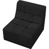 Meridian Furniture,Relax Velvet Armless Chair - 3 of 4