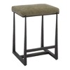 Uttermost Midas Bronze Counter Stool – Upholstered Seat with Bronze Iron Frame for Modern Industrial or Contemporary Spaces - 4 of 4