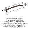 Amerock Bellamy Pull for Cabinets, Drawers, and Furniture - 4 of 4