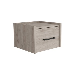 TIRAMISUBEST Floating Nightstand, Wall-Mounted Drawer for Modern Minimalist Bedrooms - 1 of 4