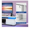 Modern TV Stand With Charging Station & LED Lights For 55/60/65 Inch TV Entertainment Center Media Console Living Room - 4 of 4