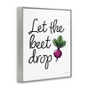 Stupell Industries Let The Beet Drop Framed Giclee Art, Gray, 24" x 30" - 2 of 4