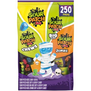 SOUR PATCH KIDS Candy Halloween Variety Pack Bulk Bag - 68.6oz