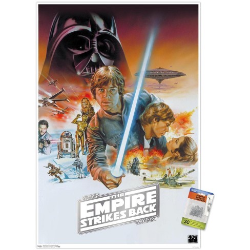 Star Wars: The Empire Strikes Back 40th - Classic Wall Poster, 22.375 x 34