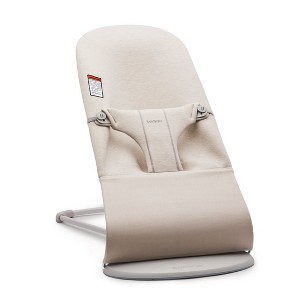BabyBjörn Bouncer Bliss 3D Jersey, Light Beige - 1 of 3