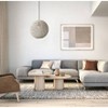 Havana Large Pendant Natural - Adesso: Cream Rattan Sphere, 15' Cord, ETL Listed - 4 of 4
