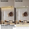 Modern Champagne Gold Kitchen Island Light - Oval Crystal ceiling chandelier - image 2 of 4