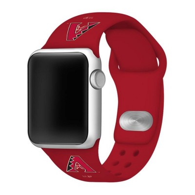 MLB Arizona Diamondbacks Apple Watch Compatible Silicone Band 38mm - Red