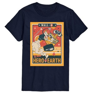 Men's - WALL-E - New Hero of the Earth Short Sleeve Graphic T-Shirt - 1 of 4