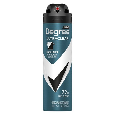 Verheugen spanning Roux Degree Men Ultraclear Black + White 72-hour Antiperspirant & Deodorant Spray  - 3.8oz : Target