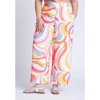 ELOQUII Women's Plus Size Printed Wide Leg Pant - 3 of 4