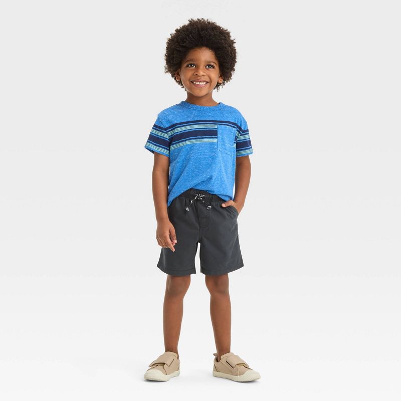 Toddler Boys' Woven Solid Pull-On Shorts - Cat & Jack™, 4 of 7