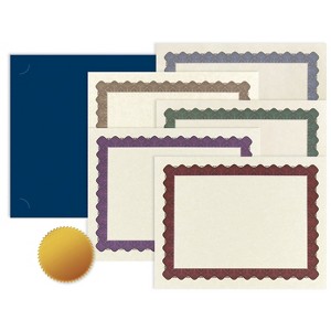 Great Papers Certificate Kits 9.375" x 12" Multicolor 25 Kits/Pack (2013317) - 1 of 4