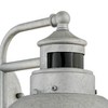 John Timberland Oberlin Rustic Industrial Farmhouse Outdoor Barn Light Fixture Galvanized Dusk to Dawn Motion Sensor 9" Clear Seedy Glass for Exterior - 3 of 4