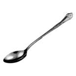 Winco Solid Spoon, Stainless Steel, 13"