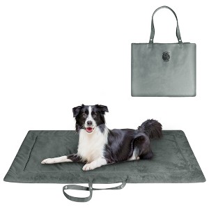 Catalonia Waterproof Dog Mat, Portable Reversible Pet Travel Mat, Pet Cushion Pad with Handle for Small Medium Dogs Cats, Indoor or Outdoor - 1 of 4