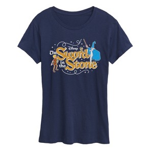 Women's - Disney - Sword In The Stone Character Group Short Sleeve Graphic T-Shirt - 1 of 4