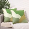 Unique Bargains Plant Printed Couch Sofa Chair Decor Comfortable Soft Pillow Cases 2 Pcs - 2 of 4