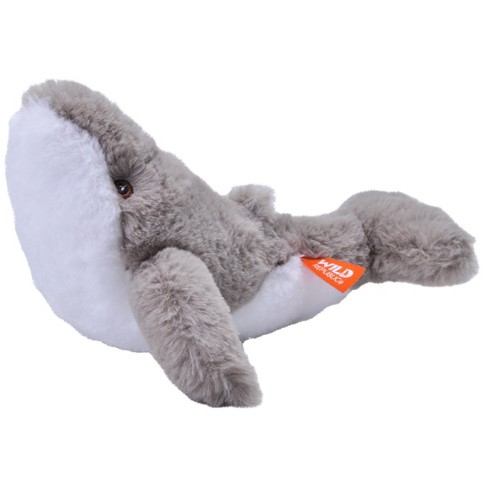 Wild Republic Ecokins Mini Humpback Whale Stuffed Animal, 8 Inches