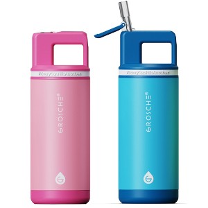 ALPINE Flip 'N Sip Kids Insulated Water Bottle With Straw - 16oz Kids Water Bottle - 1 of 4