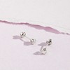 Girl's Classic Solitaire Screw Back 14k Gold Earrings - In Season Jewelry - 4 of 4
