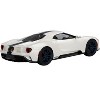 Ford GT "1964 Prototype Heritage Edition" White with Dark Blue Hood and Stripe 1/18 Model Car by Top Speed - 4 of 4